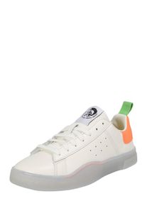 Diesel, Herren Sneaker 'S-CLEVER LOW', Orange / Wei&szlig;