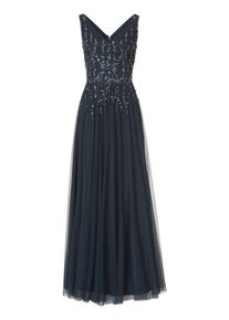 Vera Mont, Damen Abendkleid, Kobaltblau