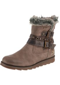 Bruno Banani, Damen Winterstiefel, Braun / Grau