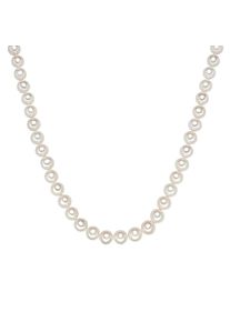 Valero Pearls, Damen Kette mit S&uuml;&szlig;wasser-Zuchtperlen, Silber / Naturwei&szlig;