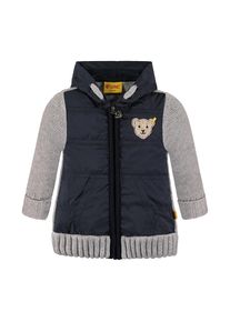 Steiff, Strickjacke, Dunkelblau / Graumeliert