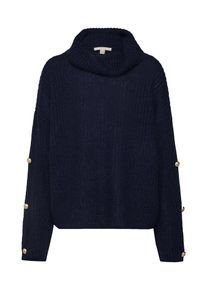 Esprit, Damen Pullover, Navy / Gold