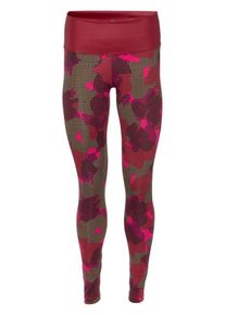 adidas Performance, Damen Tights 'Believe This Highrise Def Al', Braun / Pink / Rot