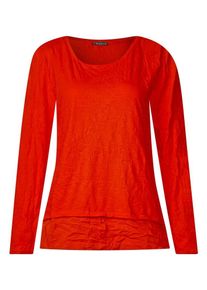 Street One, Damen Shirt, Orangerot
