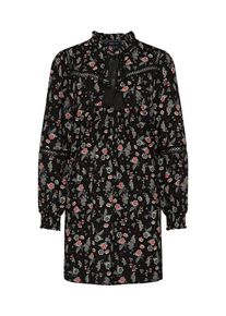 New Look, Damen Kleid 'IDA TASSLE TRIM SMOCK', Schwarz