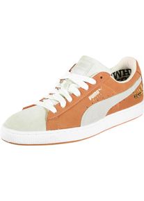 Puma, Herren Sneaker Suede Classic x Bobbito mit rutschfester Sohle, Apricot / Wei&szlig;