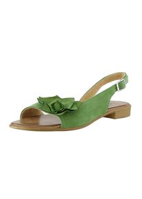 Heine, Damen Sandalette, Hellgrün