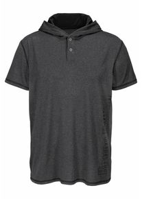 Bruno Banani, Herren Funktionsshirt, Graumeliert