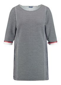 SAMOON, Damen T-Shirt, Hellrot / Schwarz / Weiß