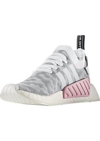 adidas originals, Damen Sneaker 'NMD R2 Primeknit W', Hellgrau / Weiß