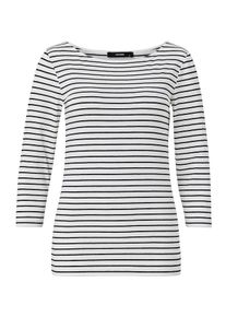 Hallhuber, Damen Shirt, Schwarz / Weiß
