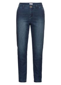 sheego Casual, Damen Sweathose, Dunkelblau