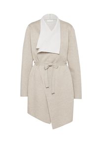 Vila, Damen Gestrickter Coatigan, Beige
