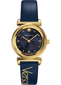 Versace, Damen Schweizer Uhr 'V-MOTIF, VERE00218', Navy / Gold