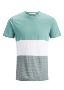Jack & Jones JACK & JONES, Herren T-Shirt, Mint / Weiß