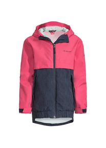 Vaude, Mädchen Regenjacke 'Hylax 2L', Blaumeliert / Dunkelpink