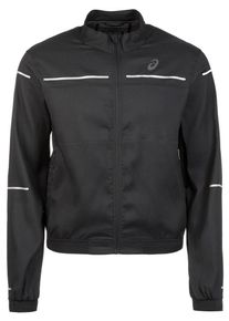 asics, Herren Laufjacke 'Lite-Show', Schwarz / Weiß
