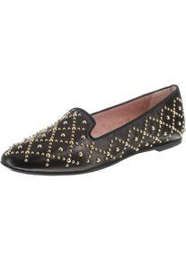 Pretty Ballerinas, Damen Loafers, Gold / Schwarz