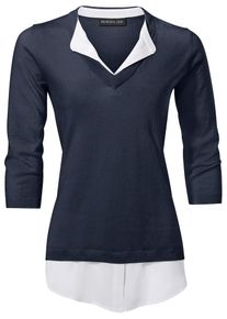 Heine, Damen Pullover, Marine
