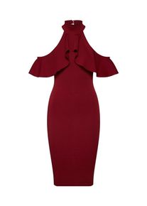 Missguided, Damen Kleid, Burgunder