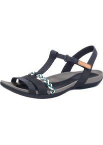 Clarks, Damen Sandalen 'Tealite grace', Navy / Türkis / Perlweiß