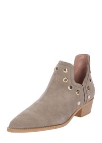 Farina Opoku, Damen Stiefelette aus Glattleder, Beige