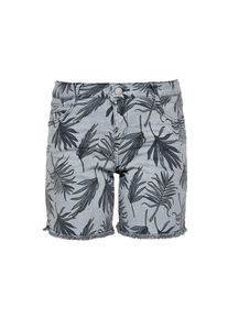 s.Oliver RED LABEL, Damen Shorts, Rauchblau / Mischfarben