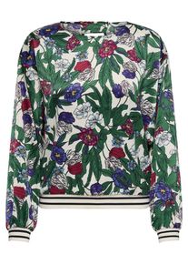 Only, Damen Blusenshirt, Blau / Grasgrün / Dunkelrot / Naturweiß