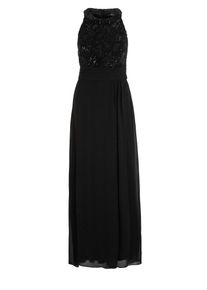 s.Oliver BLACK LABEL, Damen Abendkleid, Schwarz