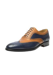 SHOEPASSION, Herren Halbschuhe 'No. 382', Marine / Cognac