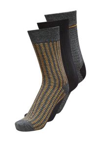 Selected Homme, Herren Socken, Goldgelb / Dunkelgrau / Schwarz
