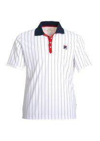 Fila, Herren Tennispolo 'Stripes', Weiß
