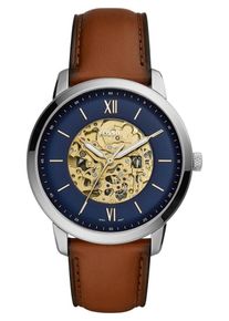 Fossil, Herren Uhr 'ME3160', Kobaltblau / Braun / Silber