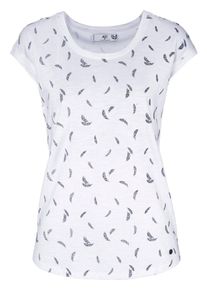 AJC, Damen Rundhalsshirt, Schwarz / Wei&szlig;