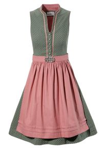 Marjo, Damen Dirndl, Pastellgr&uuml;n / Rosa