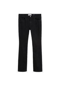 Violeta by Mango, Damen Jeans 'Martha', Black Denim