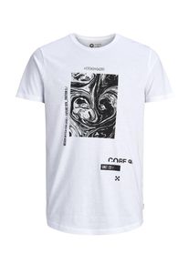 Jack & Jones JACK & JONES, Herren T-Shirt, Schwarz / Weiß
