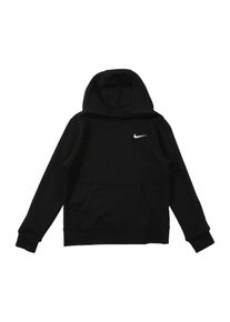 Nike, Pullover 'Nike YA76 Brushed Fleece Pullover', Schwarz / Weiß