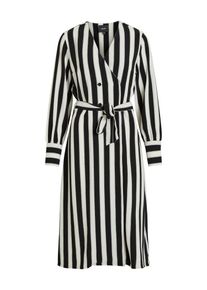 Object, Damen Kleid, Schwarz / Weiß