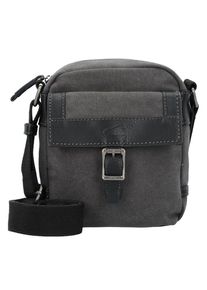 Camel Active, Herren Umhängetasche 'Seoul', Dunkelgrau / Schwarz