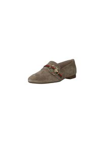 Paul Green, Damen Slipper, Beige / Gr&uuml;n / Rot