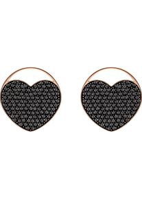 Swarovski, Damen Ohrstecker 'Ginger, 5472450', Rosegold / Anthrazit