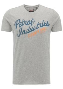 PETROL INDUSTRIES, Herren T-Shirt, Royalblau / Graumeliert