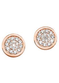 s.Oliver RED LABEL, Damen Paar Ohrstecker, Rosegold
