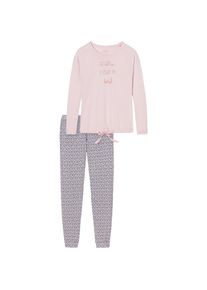 Schiesser, Damen Pyjama, Mischfarben / Rosé