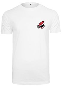 Mister Tee, Herren Shirt 'Comic Joker', Gold / Grün / Dunkellila / Rot / Weiß