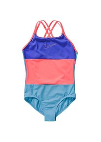 Nike, Mädchen Badeanzug 'SPIDERBACK', Blau