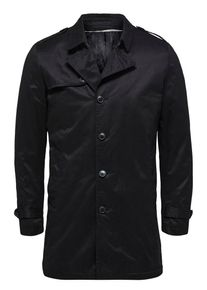 Selected Homme, Herren Trenchcoat, Schwarz