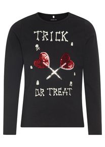name it, Mädchen T-Shirt, Rot / Schwarz / Weiß