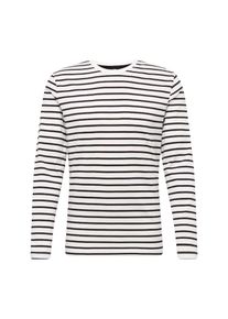 Only & Sons Only & Sons, Herren Shirt 'onsEVAN HEAVY LS TEE NOOS', Schwarz / Weiß